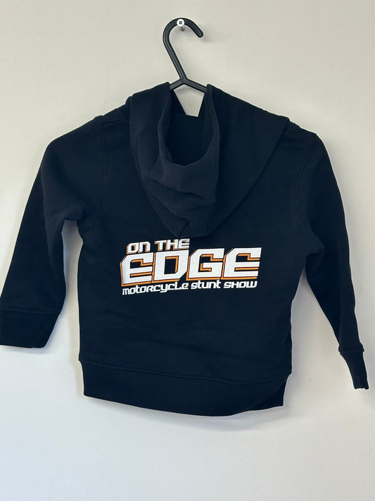 On The Edge Kids Hoodie Black